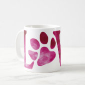 Mug Amour Rose Clair (Devant gauche)
