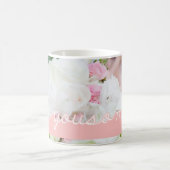 Mug Amour rose de photo de Saint-Valentin vous (Centre)