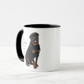 Mug Amour Rotweillers Chiens tellement de citations am (Devant gauche)