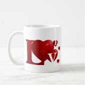 Mug AMOUR Rouge (Gauche)