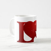 Mug AMOUR Rouge (Devant gauche)