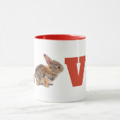 Mug Amour rouge de lapin (Centre)
