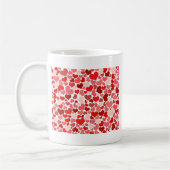 Mug Amour, Saint-Valentin, Jour, Coeur, Femmes, Rose, (Gauche)