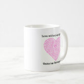 Mug Amour sans exceptions (Devant droit)