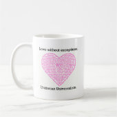 Mug Amour sans exceptions (Gauche)