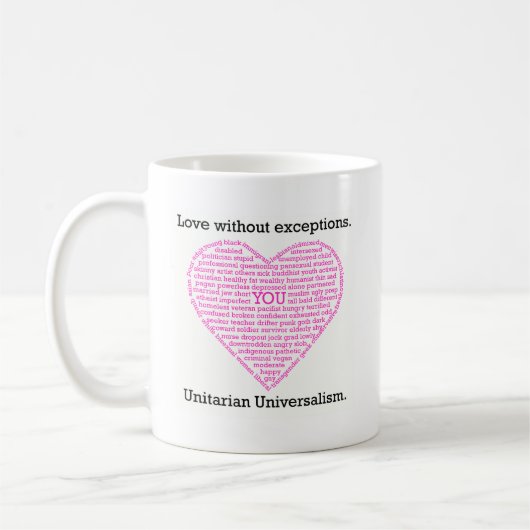 Mug Amour sans exceptions (Gauche)