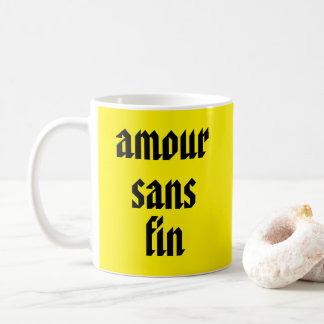 Mug Amour Sans Fin (Amour Infini) Citation Française