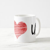 Mug Amour, servi tous les jours (Devant droit)