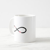 Mug amour, signe d'infini vous et moi interminables (Devant gauche)