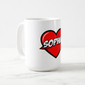 Mug Amour Sophia (Devant gauche)