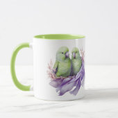 Mug Amour sur une branche - Deux oiseaux en Harmonie (Gauche)