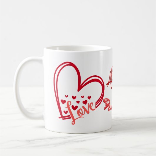 Mug Amour - Toujours & Pour toujours Mu (Gauche)