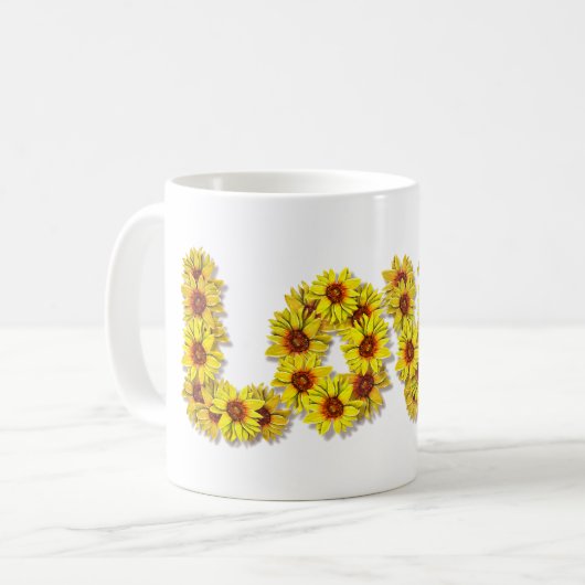 Mug Amour Tournesol (Devant gauche)