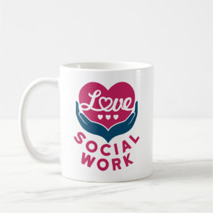 Mug Amour Travail social Travailleur social Appréciati