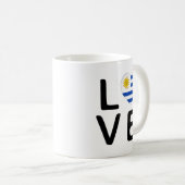 Mug Amour - Uruguay Drapeau (Devant droit)