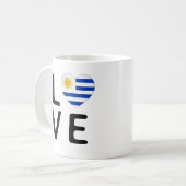 Mug Amour - Uruguay Drapeau (Devant gauche)
