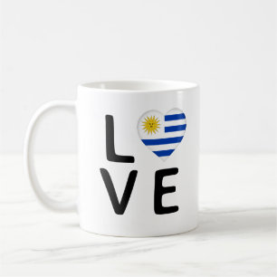 Mug Amour - Uruguay Drapeau