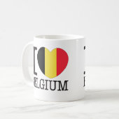 Mug Amour v2 de la Belgique (Devant gauche)
