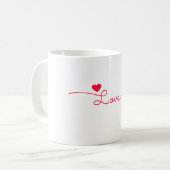 Mug amour Valentine (Devant gauche)