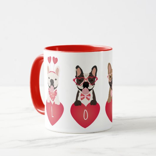 Mug Amour Valentine Bulldogs (Devant gauche)