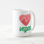 Mug amour végétalien (Devant droit)