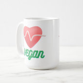 Mug amour végétalien (Devant gauche)