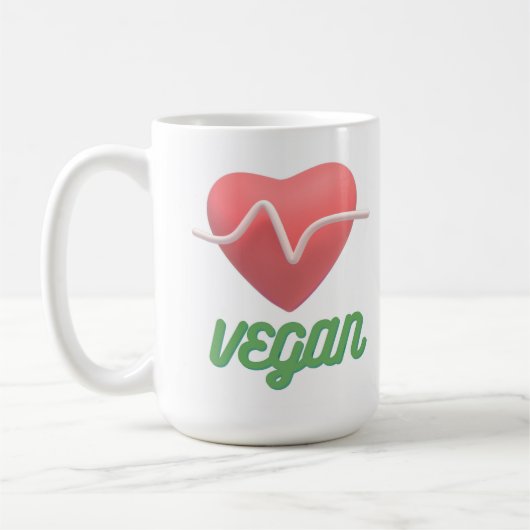 Mug amour végétalien (Gauche)
