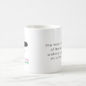 Mug Amour végétalien - vache à bébé - trayant les (Centre)
