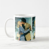 Mug Amour vintage et romance, Danse de Noël (Gauche)