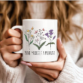 Mug Amour vintage Fleur sauvage