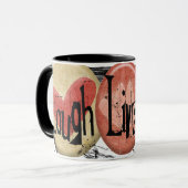 Mug Amour vivant de rire (Devant gauche)