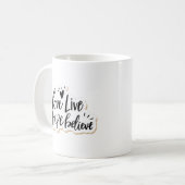 Mug amour vivre espoir croire (Devant gauche)