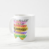 Mug Amour Vous-même Motivationnelle inspiration (Devant gauche)