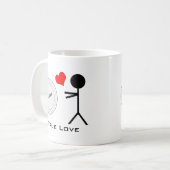 Mug Amour vrai de frisbee final (Devant gauche)