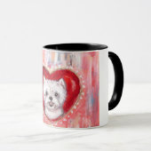 Mug Amour Westie (Devant droit)