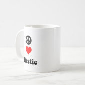 Mug Amour Westie de paix (Devant gauche)