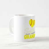 Mug amoureuse de baseball de petite-mère de softball (Devant gauche)