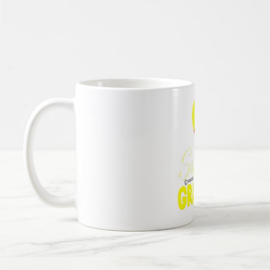 Mug amoureuse de baseball de petite-mère de softball (Gauche)