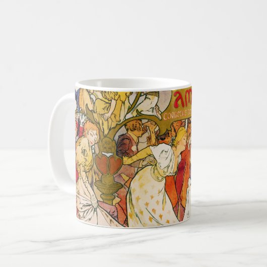 Mug Amoureux, Alphonse Mucha (Devant gauche)