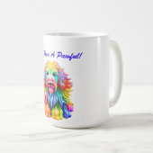 Mug Amoureux Coloré des Chiens (Devant droit)