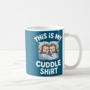 Mug Amoureux de bébé singe mignon Ceci est mon câlin
