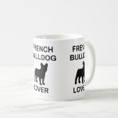 Mug amoureux de bouledogue français (Devant droit)