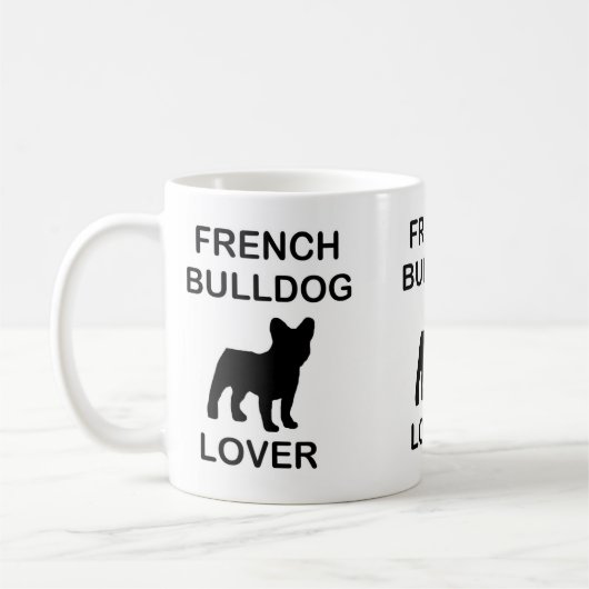 Mug amoureux de bouledogue français (Gauche)