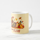 Mug Amoureux de chiens mignons en automne (Devant droit)
