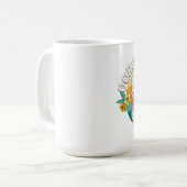 Mug AMOUREUX DE CORGI arc-en-ciel (Devant gauche)