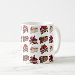 Mug Amoureux de gâteaux mignons motif de desserts