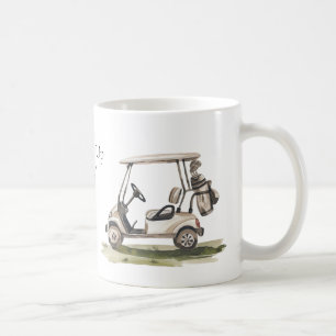 Mug Amoureux de golf, mettez votre putter en avant