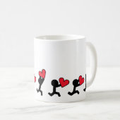 Mug Amoureux de la course (Devant droit)