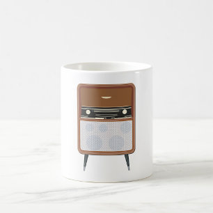 Mug Amoureux de la musique rétro du milieu du siècle