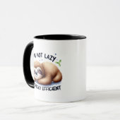 Mug Amoureux de la paresse amusant (Devant gauche)